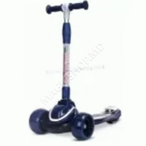 Складной самокат с тремя светящимися колесами для детей (36061)