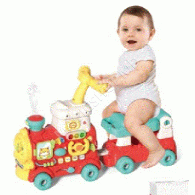 Детский интерактивный игрушечный поезд