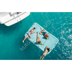 Saltea gonflabilă pentru apă Water Lounge, 310×183×18 cm, max. 400 kg, Intex 