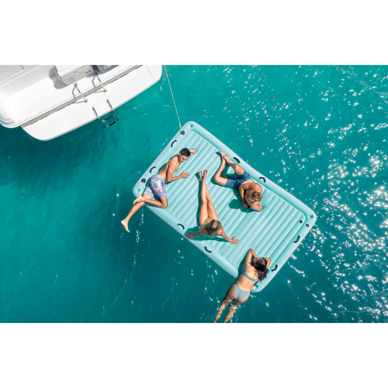 Saltea gonflabilă pentru apă Water Lounge, 310×183×18 cm, max. 400 kg, Intex 