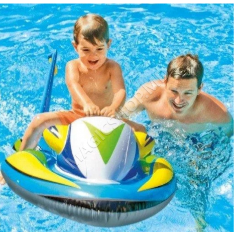 Plută-saltea gonflabilă “Scooter” cu mâner, 117х77 cm, până la 40 kg, 3+