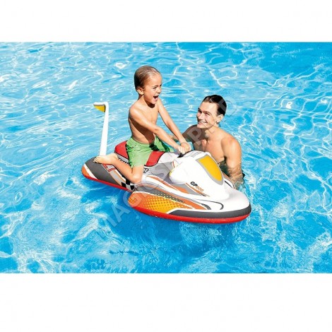 Plută-saltea gonflabilă “Scooter” cu mâner, 117х77 cm, până la 40 kg, 3+
