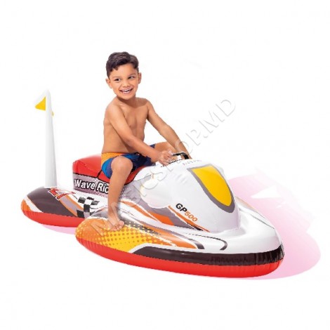 Plută-saltea gonflabilă “Scooter” cu mâner, 117х77 cm, până la 40 kg, 3+