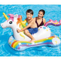 Plută gonflabilă Unicorn cu mânere, 163×86 cm, până la 40 kg, 3+ ani, Intex 