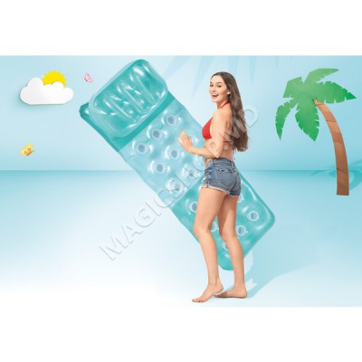 Saltea gonflabilă pentru înot cu pernă 188x71 cm, până la 100 kg, 3 culori