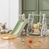 Tobogan, leagăn cu muzică, panou de baschet tobogan-160x62x36 cm, leagăn-120x78cm