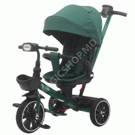 Tricicleta pentru copii JTR189 bej, gri, verde, negru