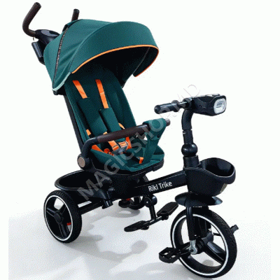 Tricicleta pentru copii - verde, albastra, gri