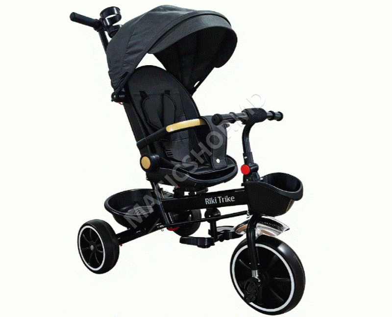 Tricicleta pentru copii JTRL39 - ciocolata, gri, verde, negru