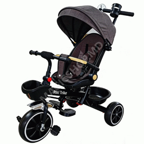 Tricicleta pentru copii JTRL39 - ciocolata, gri, verde, negru