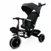 Tricicletă pentru copii cu roți EVA și scaun rotativ 360° - gri, verde, negru
