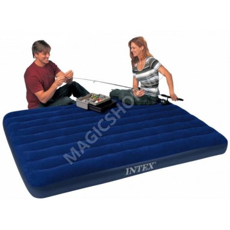 Saltea gonflabilă Intex 203x152x25 cm, albastru