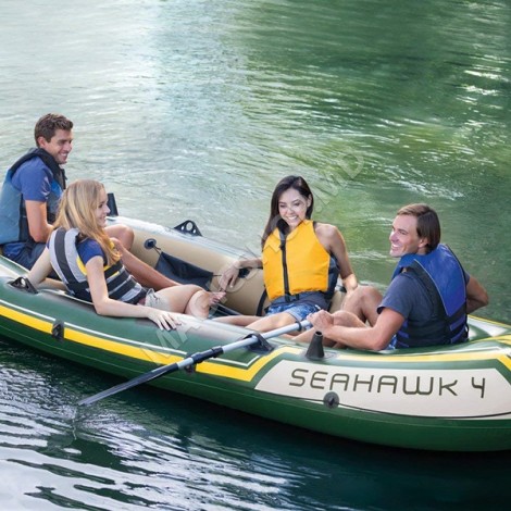 Надувная 4-х местная лодка Seahawk 351x145x48cm