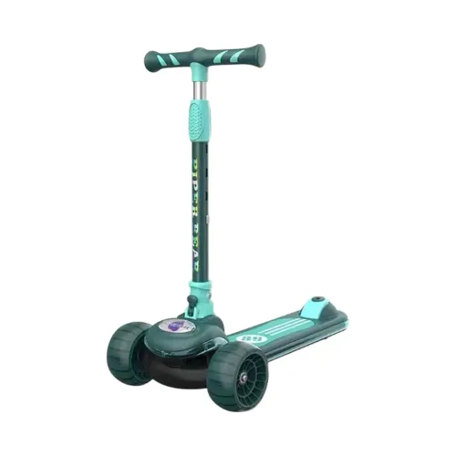 Trotinetă pentru copii cu 3 roți luminoase, platformă cu muzică și lumini, RTM Scooter