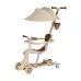 Trotinetă pentru copii cu scaun, parasolar și mâner parental, transformabilă, roți luminoase, RTM Scooter