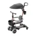 Trotinetă pentru copii cu scaun, parasolar și mâner parental, transformabilă, roți luminoase, muzică și lumini, verde, RTM Scooter