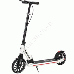 Скутер с двумя амортизаторами и ручным тормозом