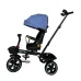 Tricicletă pentru copii cu roți EVA și scaun rotativ 360° - gri, verde, negru