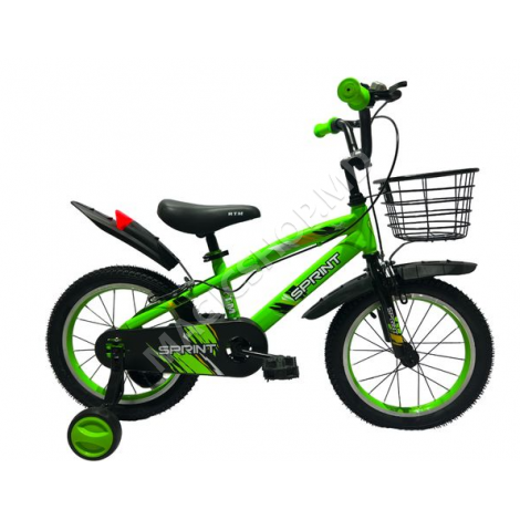 Bicicletă "Sprint" cu 2 roți, 16" în diferite culori