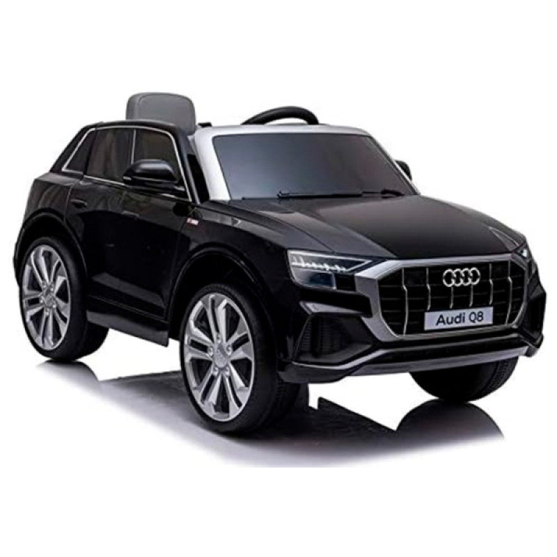 Mașină cu acumulator AUDI Q8 Negru, Alb