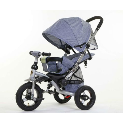 Tricicletă-cărucior cu trei roți, material ECO, roți gonflabile RT688