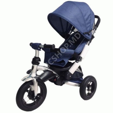 Tricicletă-cărucior cu trei roți, material ECO, roți gonflabile RT688