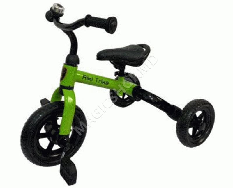 Трехколесный велосипед-трансформер 3 в 1 RTMM80 белый, красный, синий