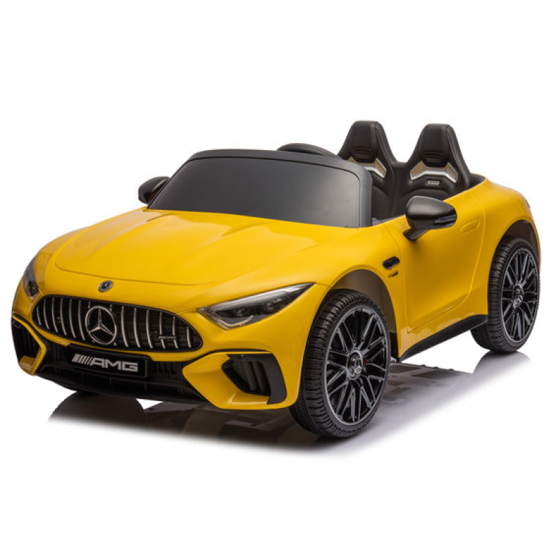 Mașină cu acumulator Mercedes Benz SL63 Yellow, Blue