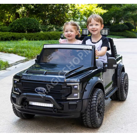 Mașină pe acumulator Ford Super Duty negru RT2088