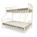 Pat 2 nivele Orkide Triple 90x200+140x200 alb, gri, bej
