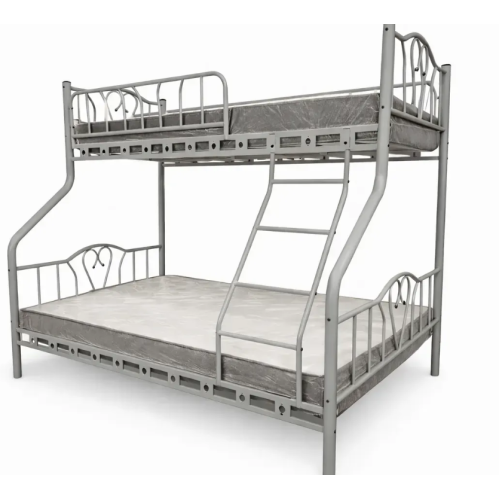 Pat 2 nivele Orkide Triple 90x200+140x200 alb, gri, bej