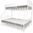 Pat 2 nivele Orkide Triple 90x200+140x200 alb, gri, bej