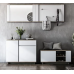 Comoda Concept 2D1S 100x82x40 cm stejar craft gri/nimfea alb