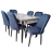 Set Modern masa 80x130/170 luanda cu 6 scaune