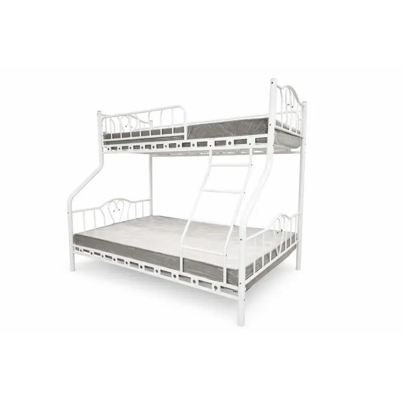 Pat 2 nivele Orkide Triple 90x200+140x200 alb, gri, bej