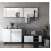 Comoda Concept 2D1S 100x82x40 cm stejar craft gri/nimfea alb