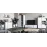 Comodă Concept 1D3S 120x82x40 cm stejar/alb