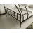 Pat 2 nivele Nova Triple 90x200 + 140x200 cm negru