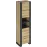 Dulap Combo CO7 596x2000x421 Gri grafit/Stejar