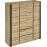 Dulap Combo 180х200х60 grafit/alb