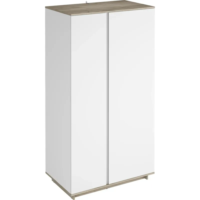 Dulap Concept CT24 100х200х60 stejar craft gri/nimfea alb