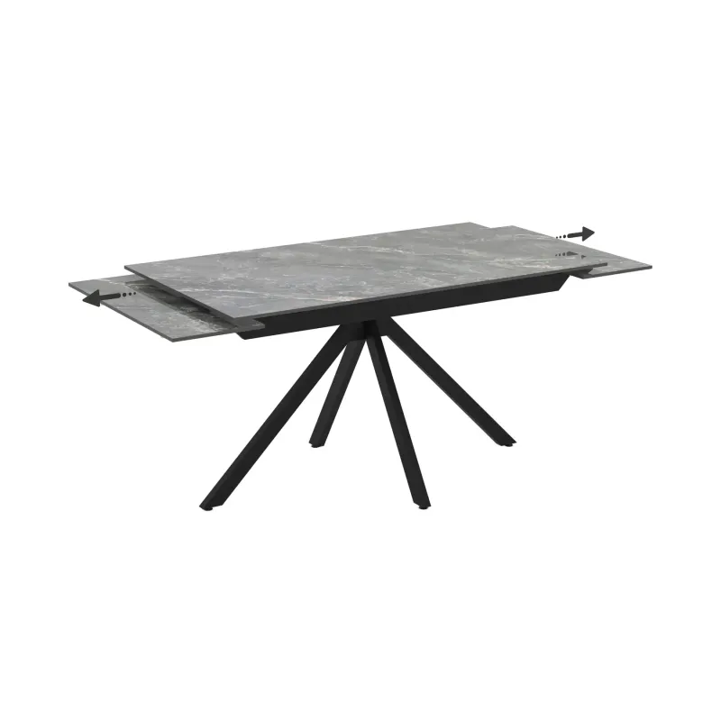 Masa extensibila Perla 80x140/170/200 blat piatra sinterizata