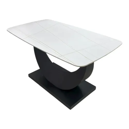 Masa DT 1063 alb 80x140 blat ceramica