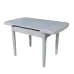 Masa extensibila DT A56 90/120x70 cm alba; ivory; alb-negru