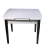 Masa extensibila DT A56 90/120x70 cm alba; ivory; alb-negru