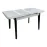 Masa extensibila DT A58 alba 75x110/140 blat ceramica