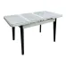 Masa extensibila DT A58 alba 75x110/140 blat ceramica