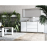 Comoda Concept 2D3S 160x82 cm stejar craft gri/nimfea alb