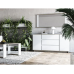 Comoda Concept 2D3S 160x82 cm stejar craft gri/nimfea alb