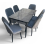 Set Loft Aris Antracit+6 Scaune Karegold Babyface